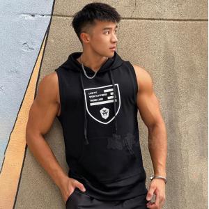 タンクトップ メンズ ノースリーブパーカー おしゃれ プルオーバー 夏