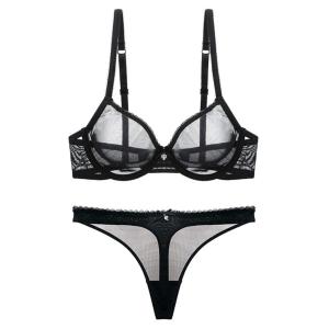 ブラ ブラジャー ショーツ セット 総レース ...の詳細画像2