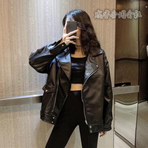 大きめ オーバーサイズ Pu レザージャケット バイクジャケット ライダースジャケット レディース フェイクレザー ブルゾン 女性用コート 春秋 かっこい Ls 93 成宇合同会社 通販 Yahoo ショッピング