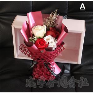 母の日 ソープフラワー 花束 プレゼント ギフト 花 女性 バレンタインデー ホワイトデーボックスフラワー ボックス 石鹸造花香り消臭枯れない花 プチギフト