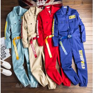 ムーンアイズ つなぎ メンズ Dickies ディッキーズ おしゃれ