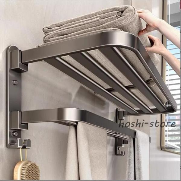 タオルハンガー 壁掛用タオルハンガー 収納 壁掛け収納 雑貨 タオル掛け 洗面所用品 タオル干し タ...