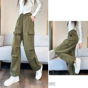 黒 ストリート カーゴパンツ 大人 ダンス カ...の詳細画像2