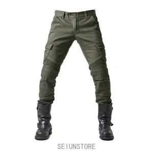 バイクパンツ メンズ バイクズボン 膝パッド付...の詳細画像5