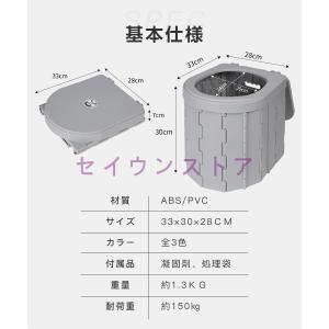 簡易トイレ テント セット 非常用 災害用 防...の詳細画像5