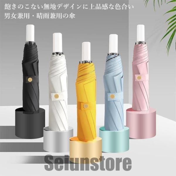 晴雨兼用傘 折畳傘 傘 雨傘 日傘 男女兼用 アンブレラ 折りたたみ傘 無地 晴雨両用 折り畳み傘 ...
