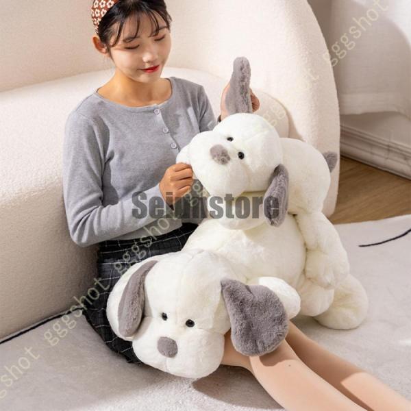 犬 ぬいぐるみ 抱き枕 ねこ だき枕 イヌ 置物 動物 ふわふわ 可愛い 大きい おもしろい 贈り物...