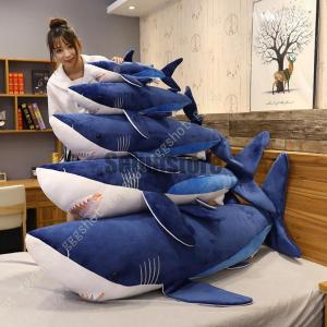 ふかふかBIGさめぬいぐるみ ブルー グレー ...の詳細画像3