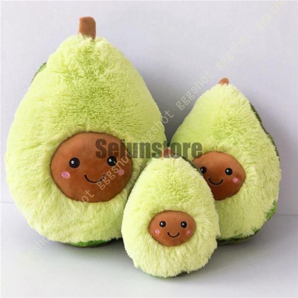 アボカド クッション 本物そっくり おもしろグッズ 抱き枕 ぬいぐるみ 果物 ギフト プレゼントに最...