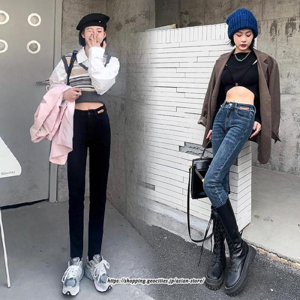 デニムパンツ 大きいサイズ レディース パンツ デニム スキニー 9分丈/10分丈 魔法の美脚 スト...