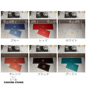 キッチンマット 拭ける キッチンラグ 北欧 ラ...の詳細画像1