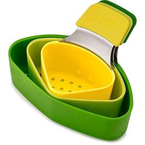 Joseph Joseph  食洗器対応 重ねて収納 3サイズの スチーマー 蒸し器  グリーン 40083