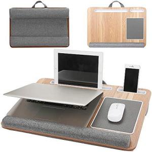 ラップ デスク ラップトップ スタンド ベッドトレイ マウス パッド 手首の残りのサポート 携帯電話 タブレット