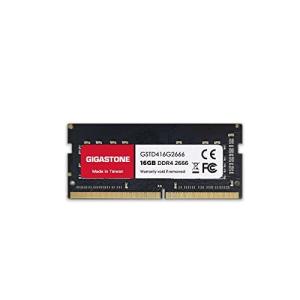 Gigastone ノートPC用メモリ DDR4 16GBx1枚 DDR4-2666MHz PC4-21300 CL19 1.2V SODIMM 260 Pin Unbuffered Non-ECC Memory Module Ram Upgrade