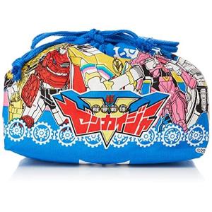 小森樹脂 機界戦隊ゼンカイジャー ランチ巾着 本体サイズ:17.5×16.5×マチ11.5cm