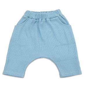 七分丈 サルエルリブパンツ サルエルパンツ 男児 女児 男女兼用 男の子 女の子 入園準備 保育園企画 お着換え楽々 70 80 90 95