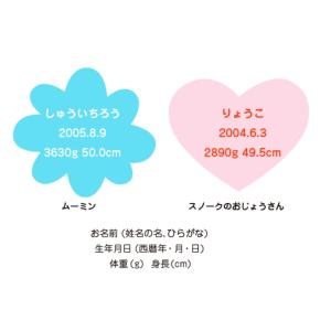 2体セットウエイトドールプレゼント ムーミンと...の詳細画像2