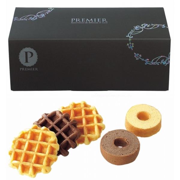引菓子ギフト　プレミアワッフル＆バームクーヘンセット