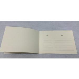 ゲストブック芳名帳レザータイプの追加用紙の詳細画像1