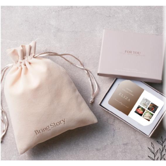 カタログギフトマイプレシャス　オールコレクション　エナル（カードタイプ）巾着ベージュ　税別5,800...