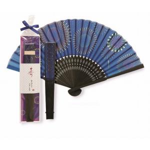 (プチギフト扇子)順風満帆(花火)の商品画像