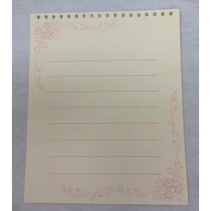 ゲストブック芳名帳アンサンブルピンクの用紙