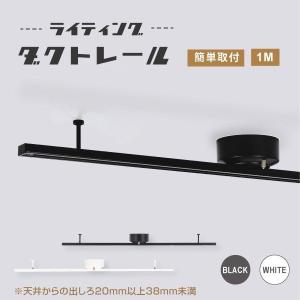 あすつく ダクトレール 配線ダクトレール おしゃれ 1m 天井照明 照明器具 電気 ダイニング用 食卓用 リビング用 居間用 子供部屋 スポットライト 360度 clt1000