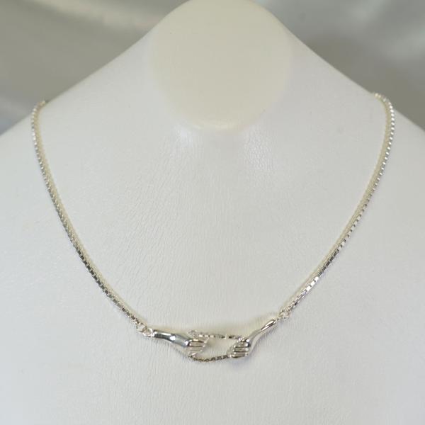 ネックレス シルバー925 400mm ベネチアン織 スペイン製 400mm×1.8mm×1.8mm...