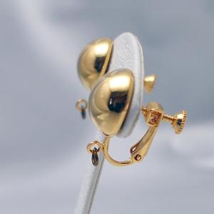 ネジばねクリップ 14mm イヤリング ゴール...の詳細画像3