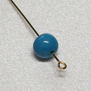 ベネチアンガラス ビーズ 丸 8mm ターコイズ...の商品画像