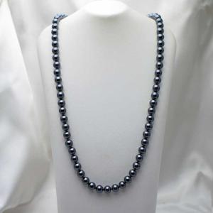 マジョリカパール　ネックレス　イヤリング　セット マジョリカパールネックレス8ミリとイヤリング10ミリ セット