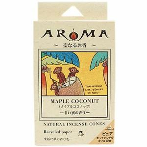 聖なるお香 ココナッツ アロマ香 / 甘い蜜の香り / コーンタイプ 16粒