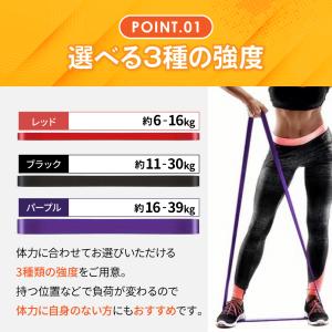 トレーニングチューブ ゴムバンド ロング エク...の詳細画像2