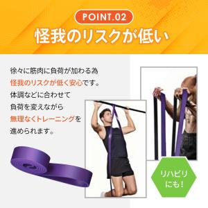 トレーニングチューブ ゴムバンド ロング エク...の詳細画像3