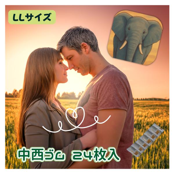 コンドーム お試し パック 24個 ハーベスト LLサイズ XL 大きめ 大きい スタンダード 標準...