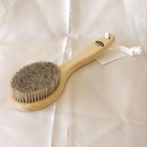 ボディブラシ 豚毛 M（ハード）ショート ウェット&ドライブラッシング