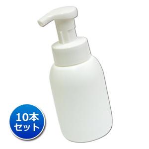 容器 詰め替え 泡立てポンプボトル350ml 白 泡立ちソープ