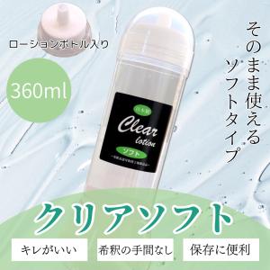 プロ業務用ローション クリアローション 360ml ソフトタイプ PRO-360CS エステ マッサージ用ローション 日本製 国産 ボディローション 日本製