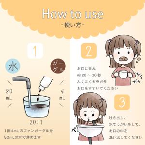 うがい ファンガーグル 250ml 洗口液 2...の詳細画像3