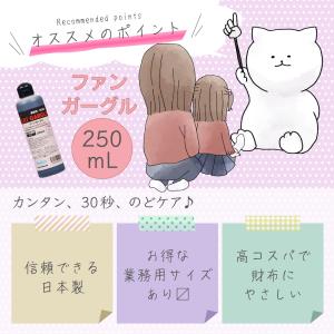 うがい ファンガーグル 250ml 洗口液 2...の詳細画像5