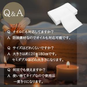 ペーパーシーツ 業務用 防水 不織布 セミダブ...の詳細画像4