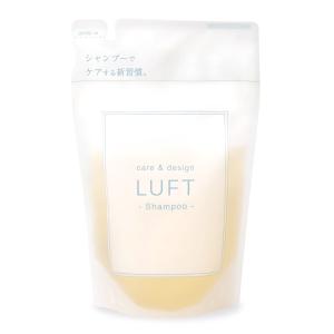 LUFT(ルフト) シャンプー 詰め替え まとまりモイストタイプ 心うるおうサボンの香り 410mL PPT美容液・ハチミツ配合 ケア&デザイン アミノ酸シャンプー