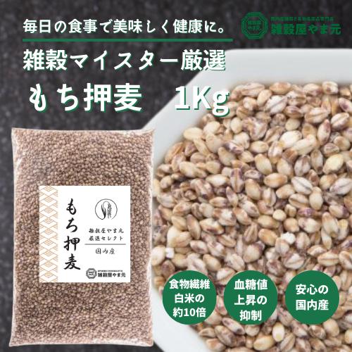 国内産 もち麦 1kg 送料無料