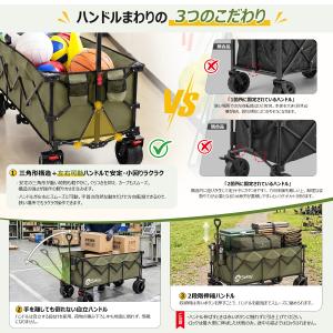 Sekey キャリーカート ワゴン 特大タイプ...の詳細画像5