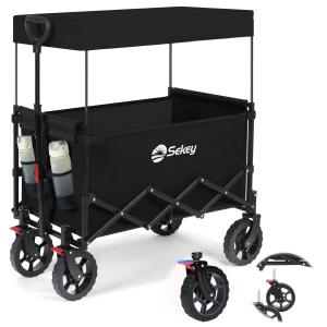 キャリーカート 屋根付き 大容量150L 耐荷...の詳細画像1