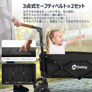 Sekey キャリーワゴン 120L 大容量 ...の詳細画像2