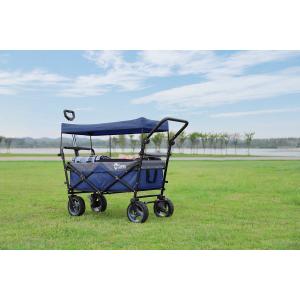 Sekey キャリーカート ワゴン 折畳式 耐荷重100kg 幌付き アウトドア 室内 多用途  2色合わせ 前輪360度回転 【メーカー直送＆1年間保証】