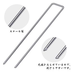 【在庫処分セール】Sekey Uピン杭 黒丸付...の詳細画像2