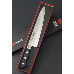 源兼正 Mシリーズ 全鋼 口金付 黒合板柄 洋出刃 全長445×刃渡300mm 関