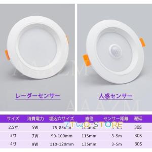 LEDダウンライト 人感センサー付 天井照明器...の詳細画像5